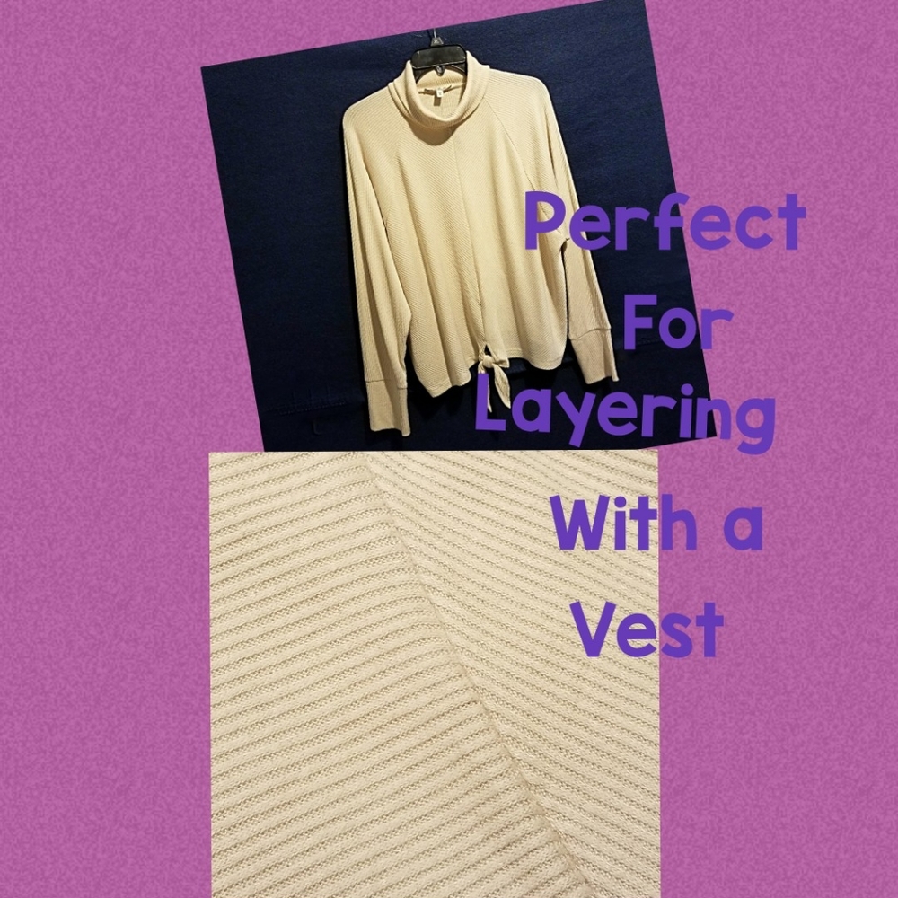 Express One Eleven Turtleneck Shirt With Dolman Sleeves Pullover Style